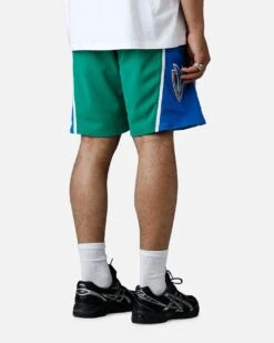 Mitchell & Ness Dallas Mavericks 2004 Swingman Shorts Green/Blue -Culture Kings 02050993 YG612 mens 0030