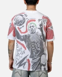 Mitchell & Ness Dennis Rodman Showstopper T-Shirt Red -Culture Kings 02051008 YR001 mens 0020