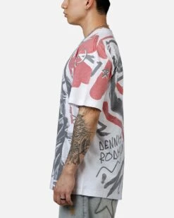 Mitchell & Ness Dennis Rodman Showstopper T-Shirt Red -Culture Kings 02051008 YR001 mens 0050