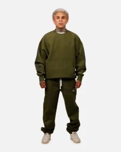 Carre Botanical Oversized Crewneck Forest Green 11 Carre Botanical Oversized Crewneck Forest Green -Culture Kings 02051051 YF006 mens 0030