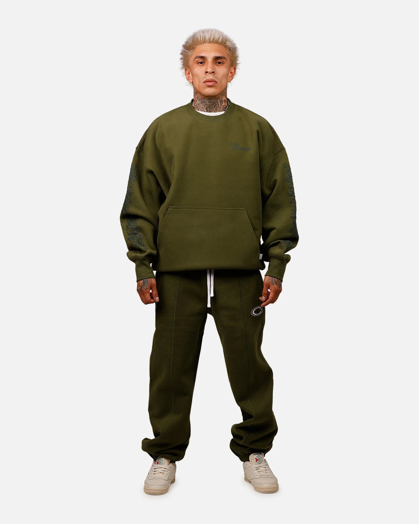 Carre Botanical Oversized Crewneck Forest Green 5 Carre Botanical Oversized Crewneck Forest Green - Image 3