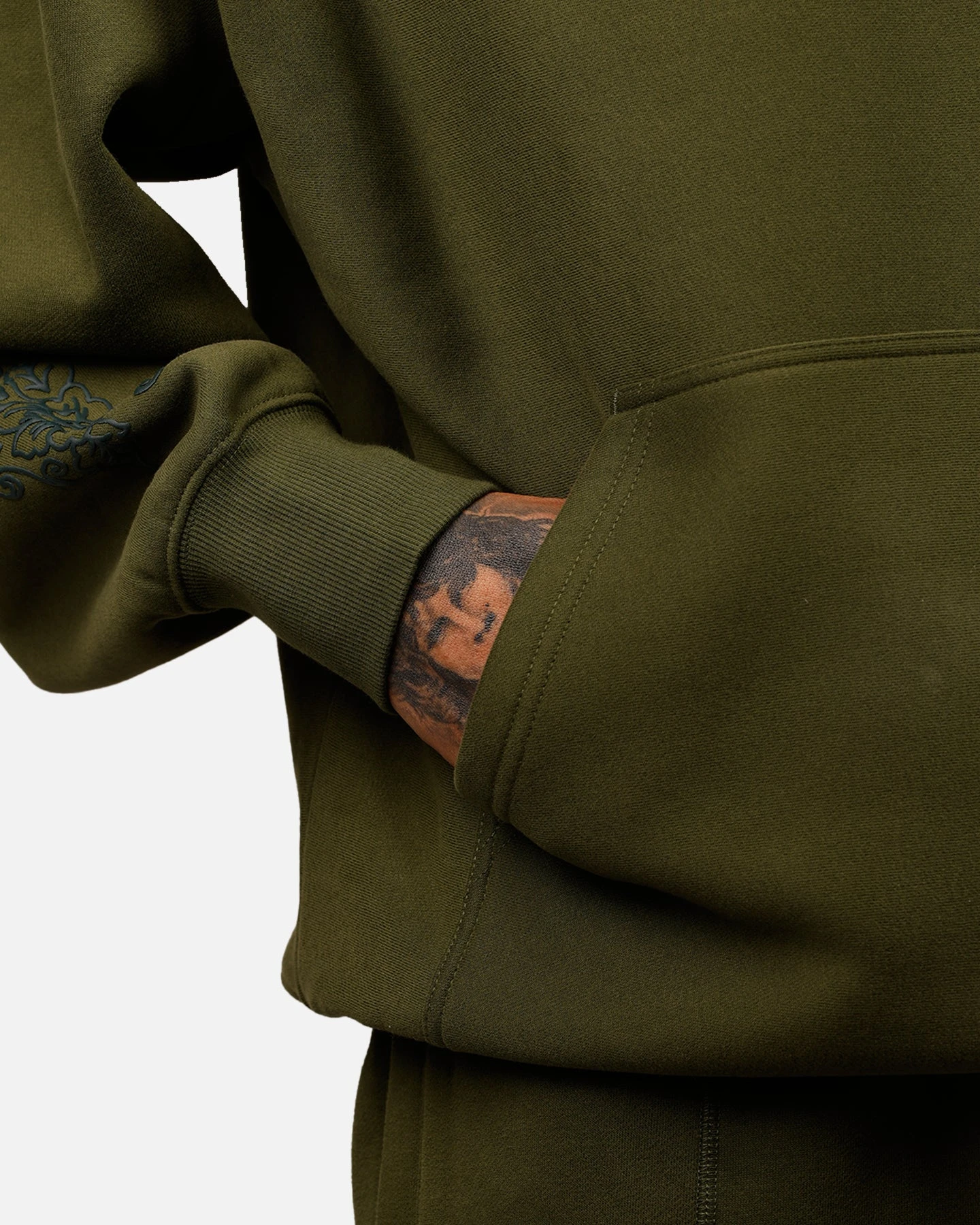 Carre Botanical Oversized Crewneck Forest Green 9 Carre Botanical Oversized Crewneck Forest Green - Image 7