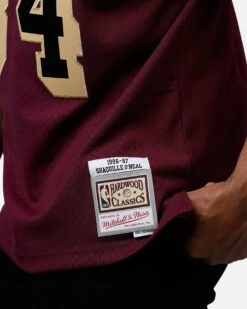 Mitchell & Ness Los Angeles Lakers Shaquille O'Neal 1996 Swingman Jersey Burgundy -Culture Kings 02051171 YX500 mens 0070
