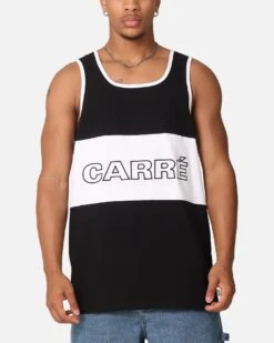 Carre Boost Panel Singlet Black
