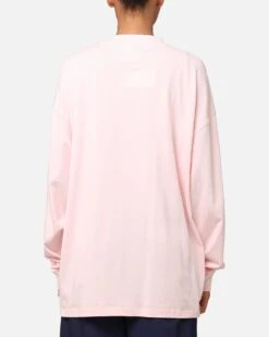 Carre Floral Pocket Oversized Long Sleeve T-Shirt Pink -Culture Kings 02051217 YP001 womens 00030