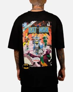 Freeze Max DC Batman The Joker 'Troublemakers' Fireworks T-Shirt Black