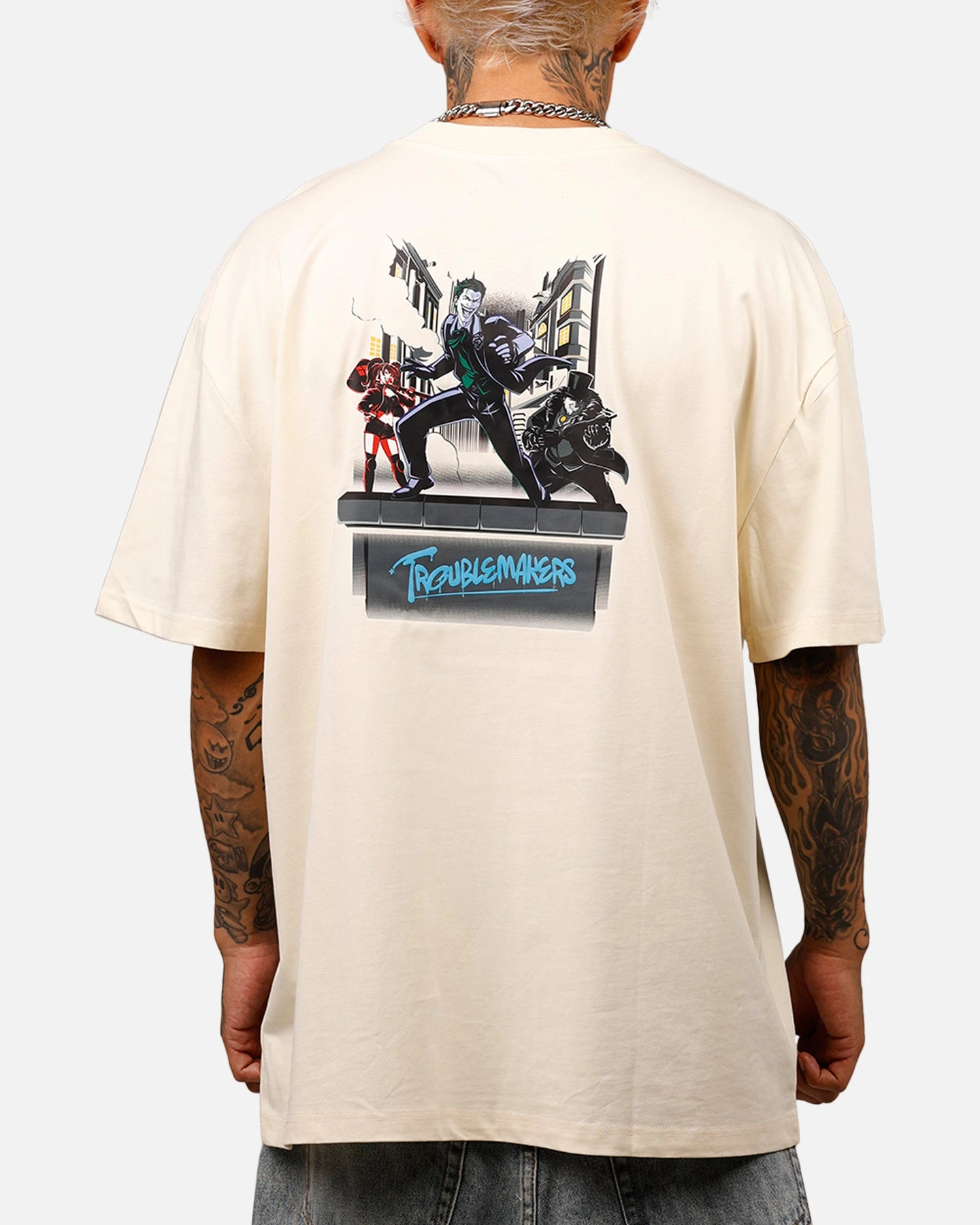 Freeze Max DC Batman Troublemakers T-Shirt Eggshell 4 Freeze Max DC Batman Troublemakers T-Shirt Eggshell - Image 2