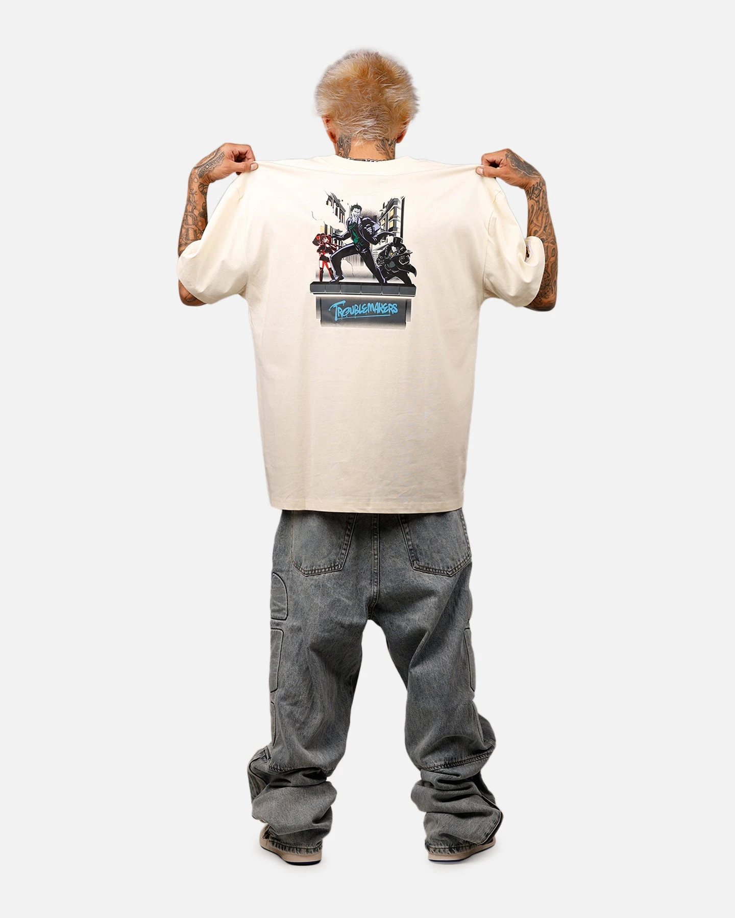 Freeze Max DC Batman Troublemakers T-Shirt Eggshell 8 Freeze Max DC Batman Troublemakers T-Shirt Eggshell - Image 6