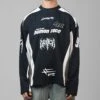 Loiter Night Crawler Long Sleeve T-Shirt Black/White -Culture Kings 02051277 YB012 mens 0010