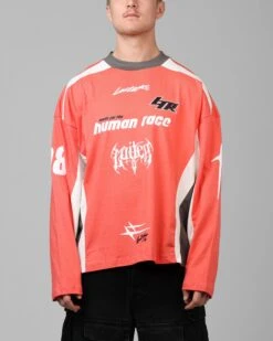 Loiter Night Crawler Long Sleeve T-Shirt Red/Black