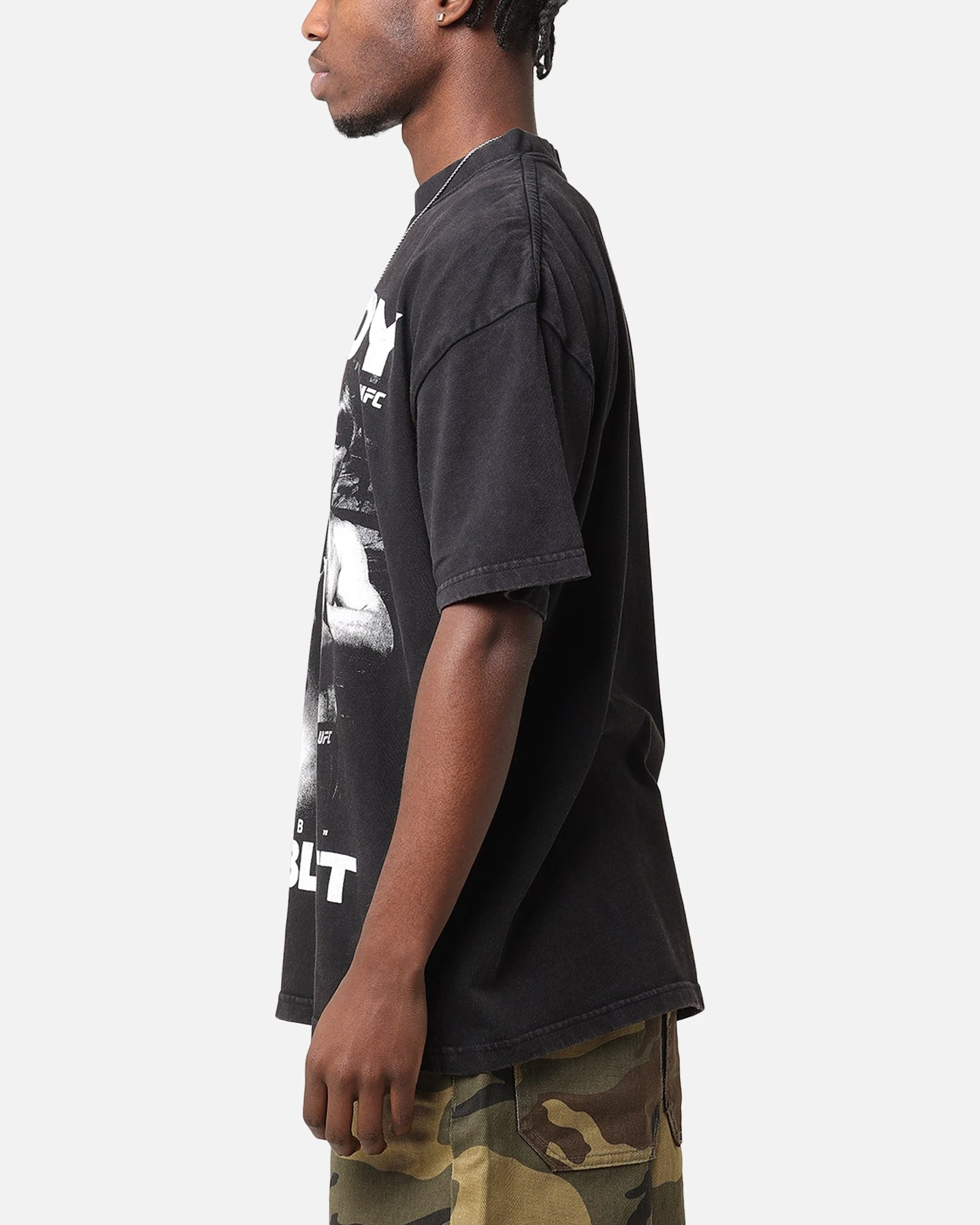 UFC By Culture Kings Paddy 'The Baddy' Pimblett Vintage T-Shirt Black Acidwash 6 UFC By Culture Kings Paddy 'The Baddy' Pimblett Vintage T-Shirt Black Acidwash - Image 4