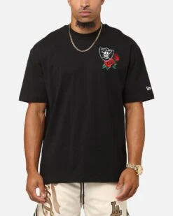 New Era Las Vegas Raiders Rose Oversized T-Shirt Black