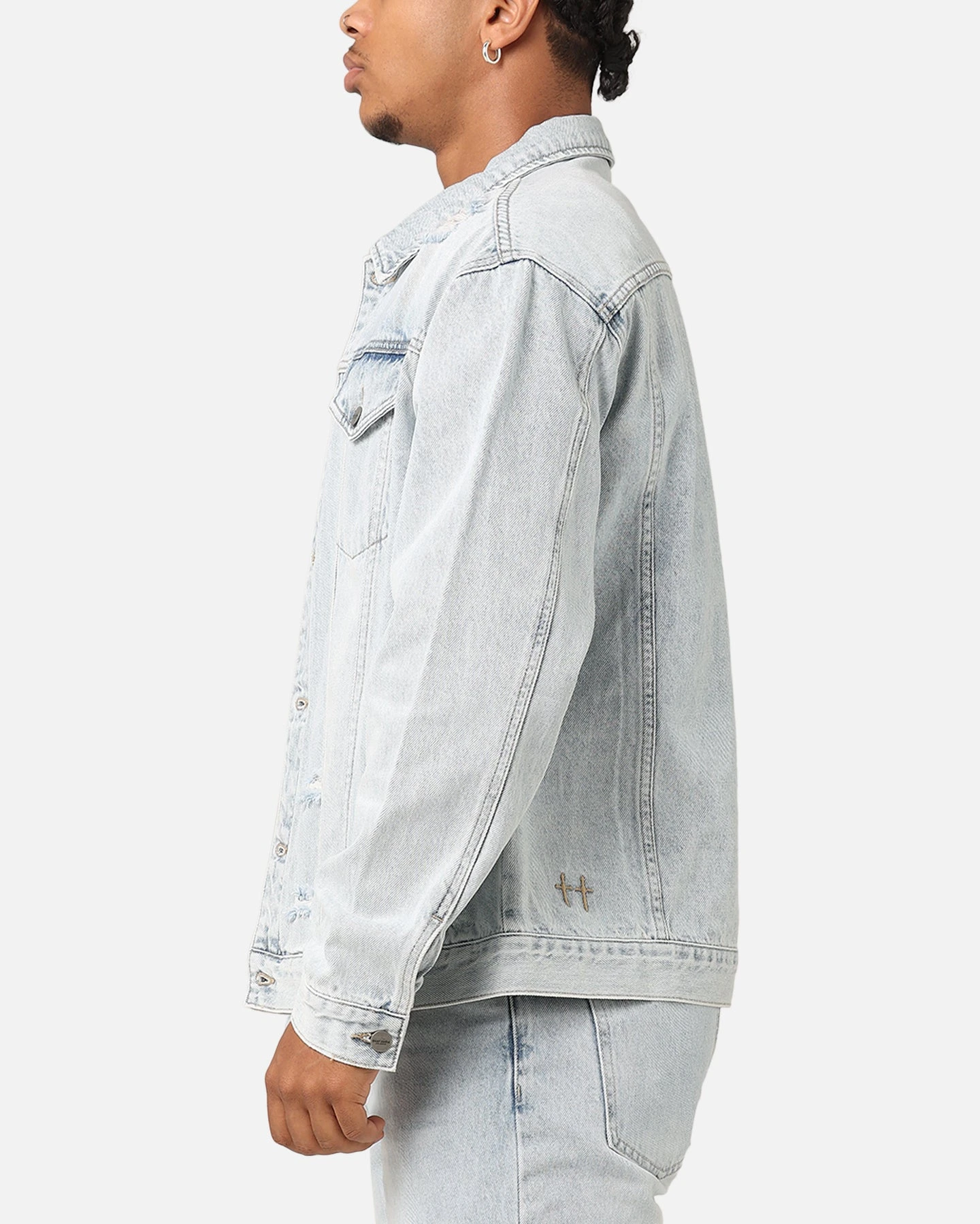 Saint Morta Denim Trucker Jacket Light Blue Denim 7 Saint Morta Denim Trucker Jacket Light Blue Denim - Image 5