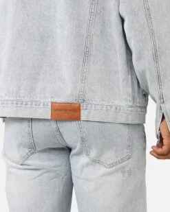 Saint Morta Denim Trucker Jacket Light Blue Denim 14 Saint Morta Denim Trucker Jacket Light Blue Denim -Culture Kings 02051307 YD076 mens 00060