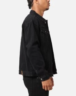 Saint Morta Denim Trucker Jacket Washed Black -Culture Kings 02051307 YW607 mens 00040