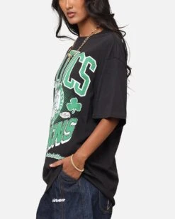 Mitchell & Ness Boston Celtics Champions 'Luck Of The Irish' T-Shirt Faded Black -Culture Kings 02051326 YB554 womens 00050