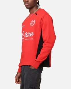 Carre Prestige Crewneck Red -Culture Kings 02051347 YR001 mens 00050