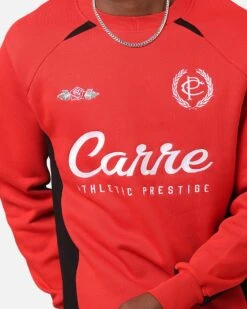 Carre Prestige Crewneck Red -Culture Kings 02051347 YR001 mens 00060