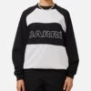 Carre Panel Raglan Crewneck Black/Grey Marle 1 Carre Panel Raglan Crewneck Black/Grey Marle -Culture Kings 02051348 YB777 womens 00010