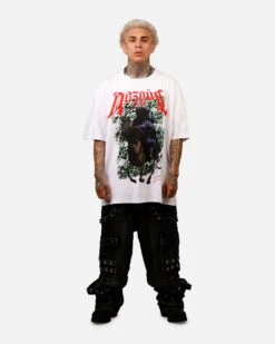 American Thrift X The Lord Of The Rings Nazgul Heavyweight Vintage T-Shirt White -Culture Kings 02051388 YW100 mens 0030