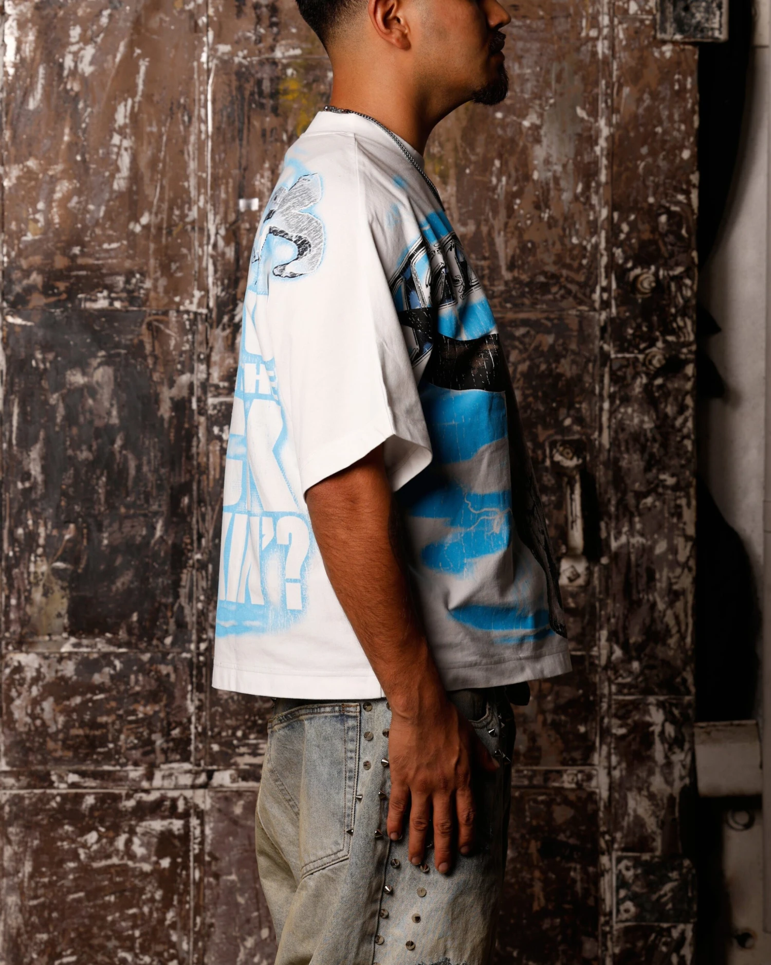 Loiter X WWE The Rock Vintage T-Shirt Off White 6 Loiter X WWE The Rock Vintage T-Shirt Off White - Image 4