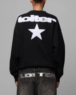Loiter Premium Essentials Crewneck Black