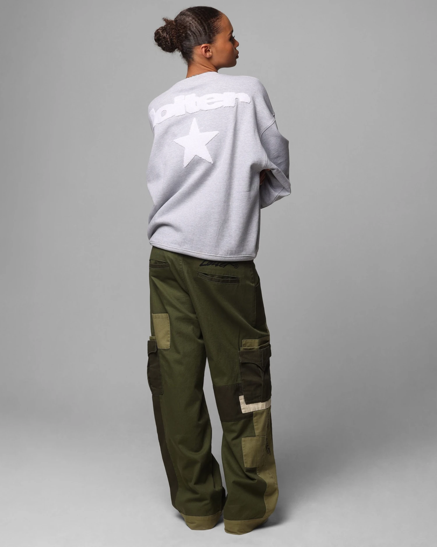 Loiter Premium Essentials Crewneck Grey Marle 5 Loiter Premium Essentials Crewneck Grey Marle - Image 3