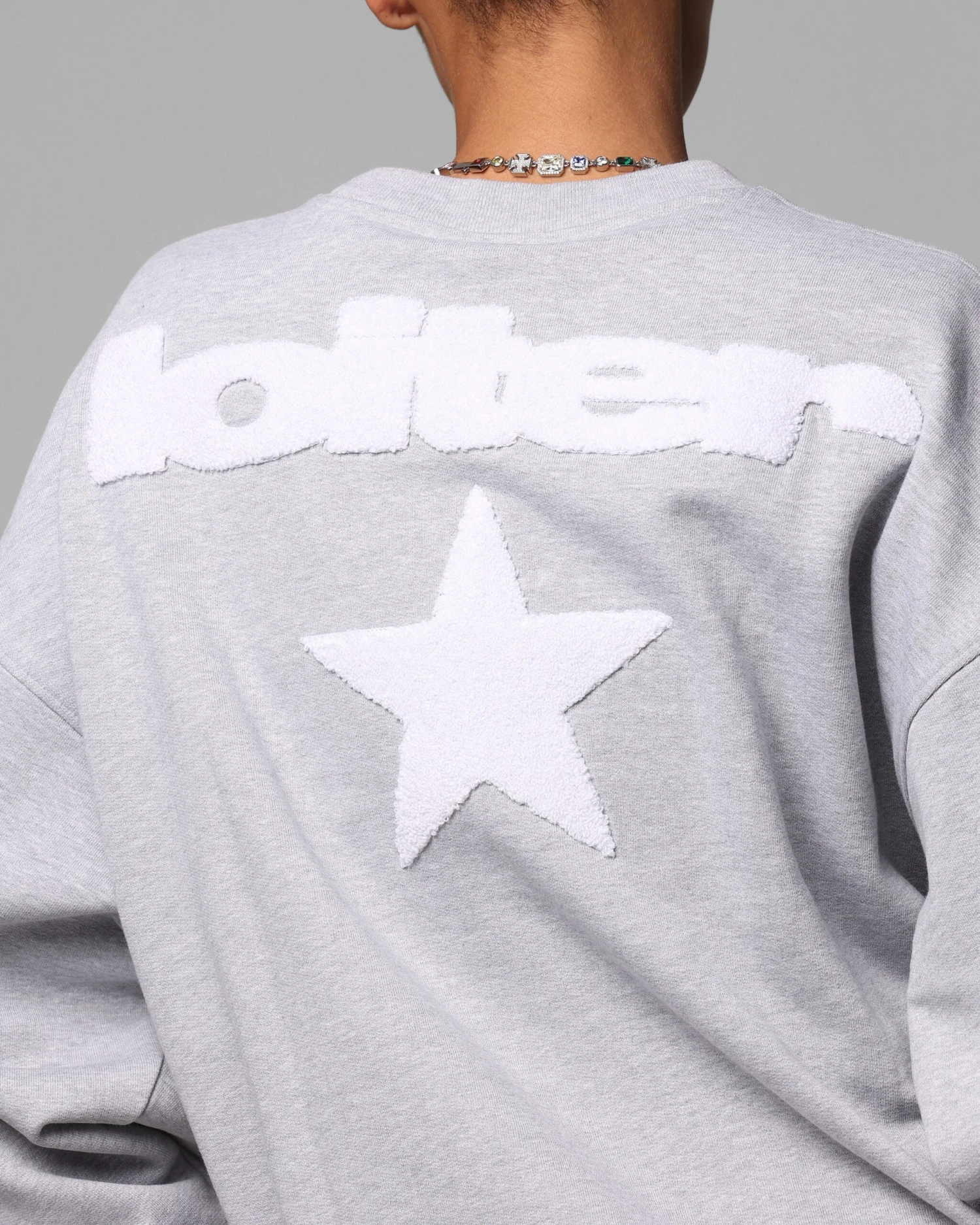 Loiter Premium Essentials Crewneck Grey Marle 10 Loiter Premium Essentials Crewneck Grey Marle - Image 8