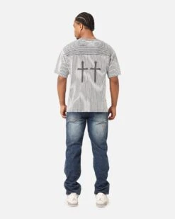 Saint Morta Knitted Football Jersey Grey 11 Saint Morta Knitted Football Jersey Grey -Culture Kings 02051467 YQ001 mens 00030