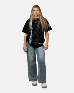 We Are The Wild Collective X Women's Mclaren 'Vegas Grad Prix 2024' T-Shirt Washed Black -Culture Kings 02051476 YW607 womens 0030