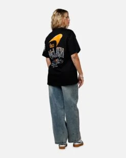 We Are The Wild Collective X Women's Mclaren 'Vegas Grad Prix 2024' T-Shirt Washed Black -Culture Kings 02051476 YW607 womens 0060