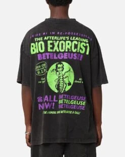 Goat Crew X Beetlejuice Beetlejuice 2 Vintage T-Shirt Black Acidwash -Culture Kings 02051502 YB017 mens 0000020