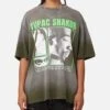 Tupac Never Change Sunfade T-Shirt Black Wash -Culture Kings 02051567 YB295 womens 00010