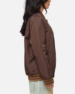 Carre Team Puffer Varsity Jacket Brown -Culture Kings 02051610 YX300 womens 00050
