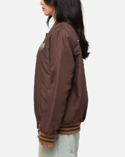 Carre Team Puffer Varsity Jacket Brown -Culture Kings 02051610 YX300 womens 00060