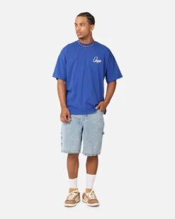 Carre Graffiti T-Shirt Royal -Culture Kings 02051613 YR400 mens 00040