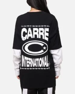 Carre C-Star Long Sleeve T-Shirt Black/White