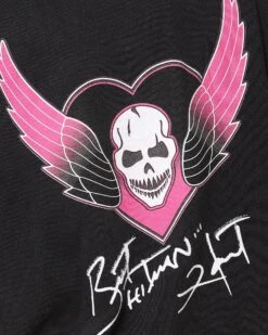 Culture Kings X WWE Bret "The Hit Man" Hart Vintage T-Shirt Black Acidwash -Culture Kings 02051623 YB017 mens 00070