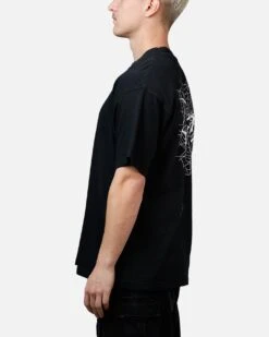 Playboy Black Widow Boxy T-Shirt Black/Red -Culture Kings 02051638 YB004 mens 0050