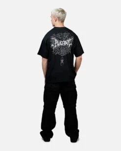 Playboy Black Widow Boxy T-Shirt Black/Red -Culture Kings 02051638 YB004 mens 0060