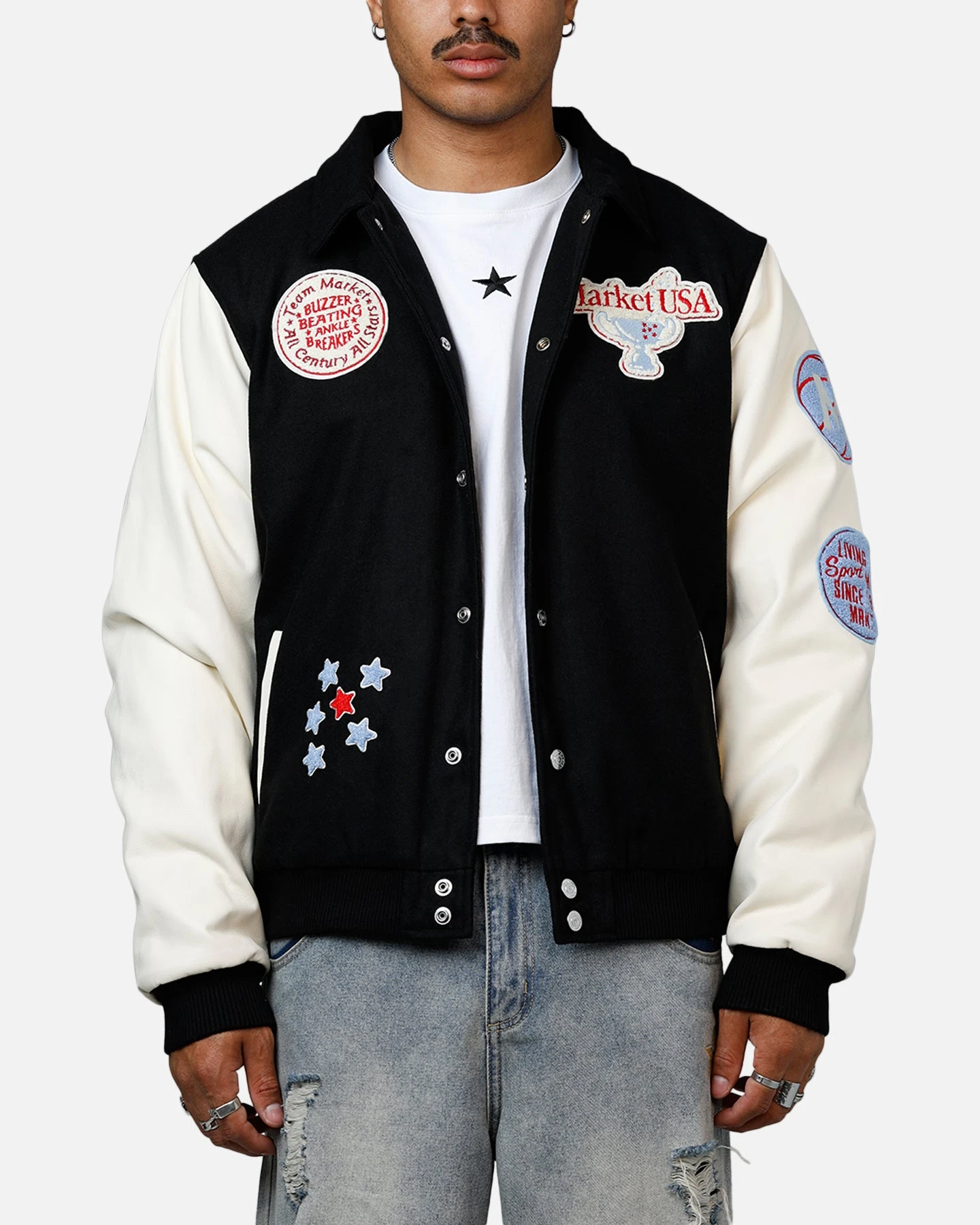 Market 1990 Varsity Jacket Multi 3 Market 1990 Varsity Jacket Multi