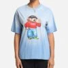 Market Fit Check Bear T-Shirt Sky Blue -Culture Kings 02051649 YX125 womens 0010