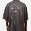 Saint Morta Baptista Mock Neck T-Shirt Washed Charcoal 2 Saint Morta Baptista Mock Neck T-Shirt Washed Charcoal -Culture Kings 02051685 YC071 mens 0010