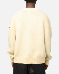 Loiter Substance Knit Sweater Off White -Culture Kings 02051695 YO007 mens 00030