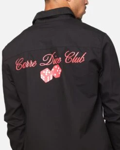Carre Dice Club Long Sleeve Button Up Shirt Black -Culture Kings 02051711 YB001 mens 00070