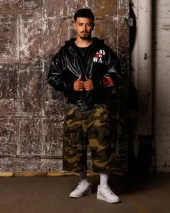 Loiter X WWE Raw Is War Jacket Black 14 Loiter X WWE Raw Is War Jacket Black -Culture Kings 02051723 YB001 mens 000030