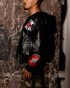 Loiter X WWE Raw Is War Jacket Black 16 Loiter X WWE Raw Is War Jacket Black -Culture Kings 02051723 YB001 mens 000050