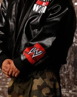 Loiter X WWE Raw Is War Jacket Black 19 Loiter X WWE Raw Is War Jacket Black -Culture Kings 02051723 YB001 mens 000080