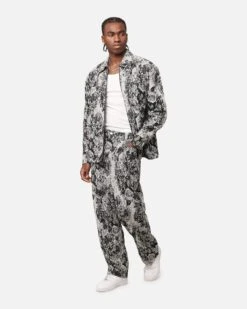 XXIII Denim Jacquard Jacket Black Denim -Culture Kings 02051772 YB079 mens 00020