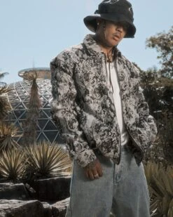 XXIII Denim Jacquard Jacket Black Denim -Culture Kings 02051772 YB079 mens 0009